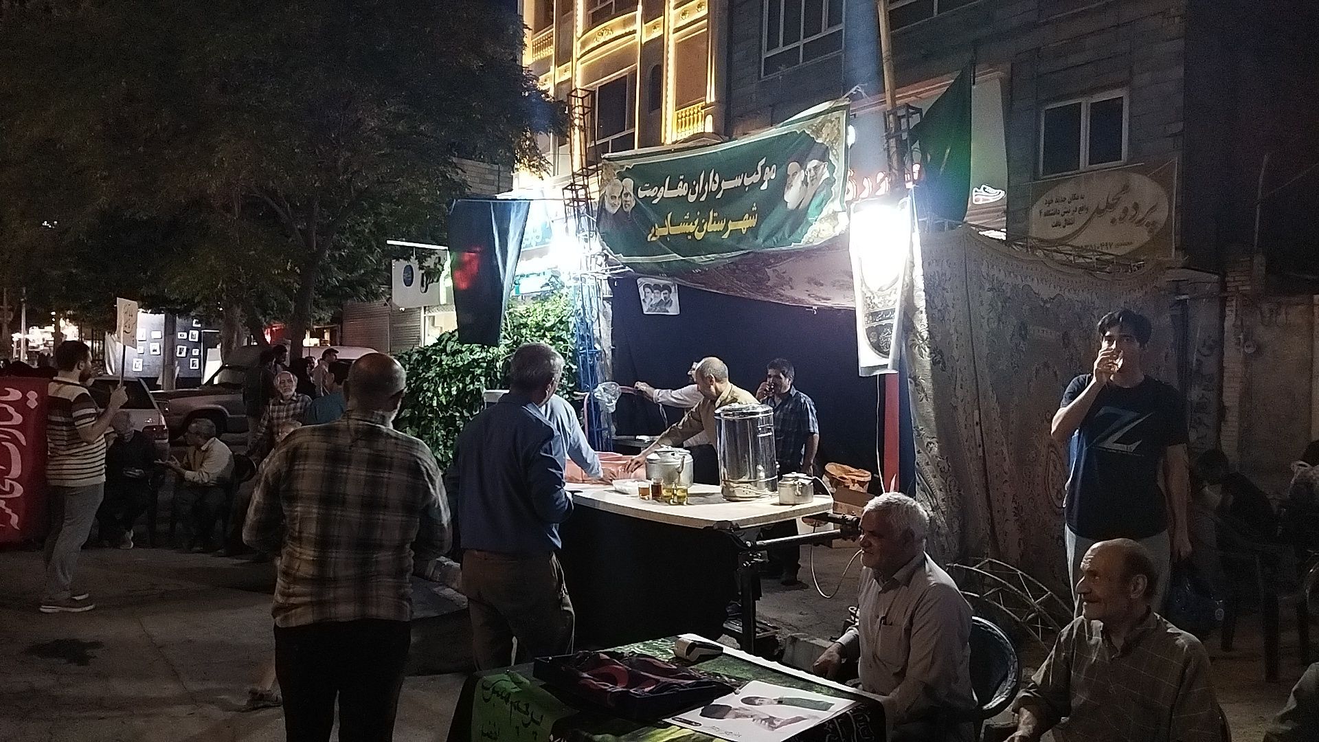 موکب سرداران مقاومت در شب صد و هفتاد و سوم 