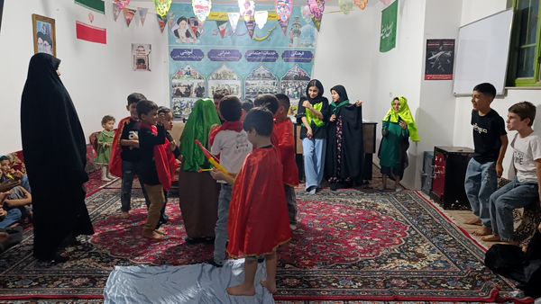 برپایی مهد آدینه نور در مسجد صاحب الزمان آشخانه 