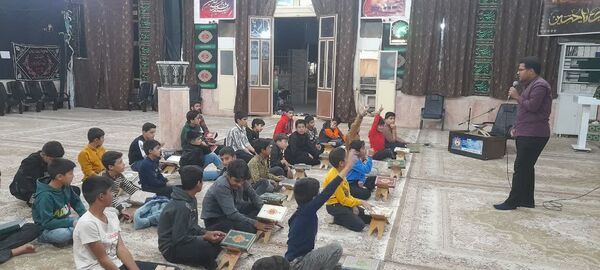 جلسه قرآنی و آموزش تخصصی قرائت قرآن کریم شهدای فدافن