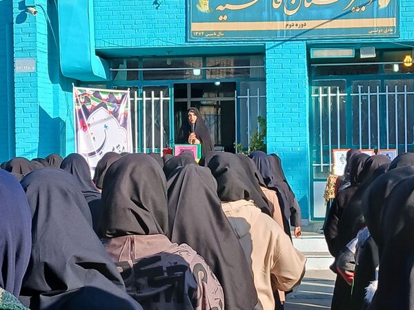 افتتاحیه طرح همیاران معلم در دبیرستان دخترانه فاطمیه