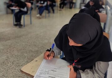 حس و حال دانش آموزان میانکوه در امتحانات دی ماه

