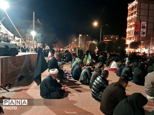 مراسم احیا در اولین شب قدر و هشتمین شب مراسم شهادت ایت الله خامنه ای 
