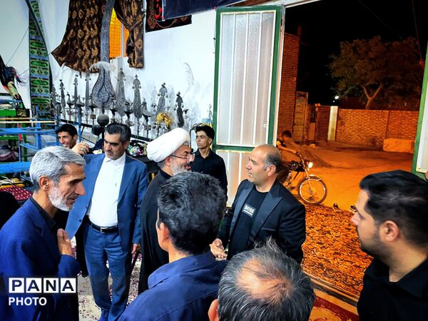 بازدید امام جمعه کاشمر از هیأت حسینی روستای جردوی
