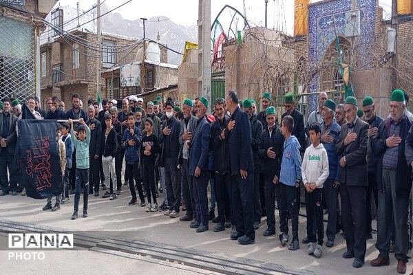 حضورخودجوش مردم سادات شهر بار به مناسبت شهادت حضرت آیت الله خامنه ای 
