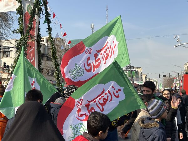 شور اسلامی در مسیر راهپیمایی تهران