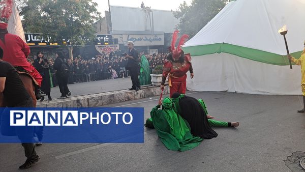 برپایی مراسم خیمه سوزان عصر عاشورا به یاد خاندان پاک اباعبدالله(ع)