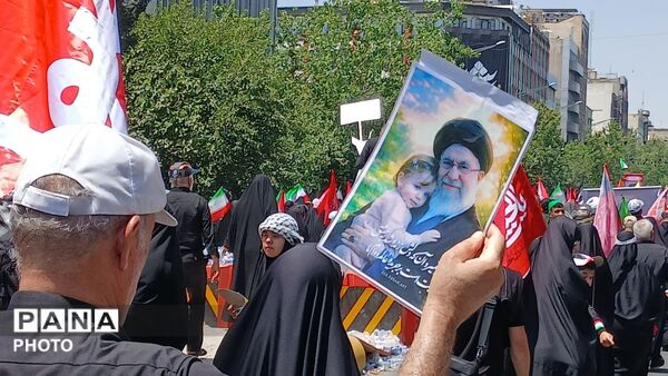 طوفان حضور در قلب پایتخت ایران