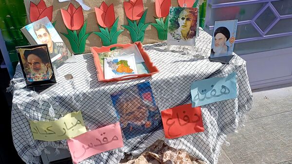 آیین جشن شکوفه‌ها در دبستان زکیه شیروان
