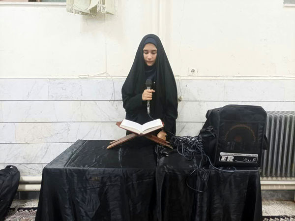 مراسم عزاداری ام ابیها(س) در دبیرستان محدثه قم