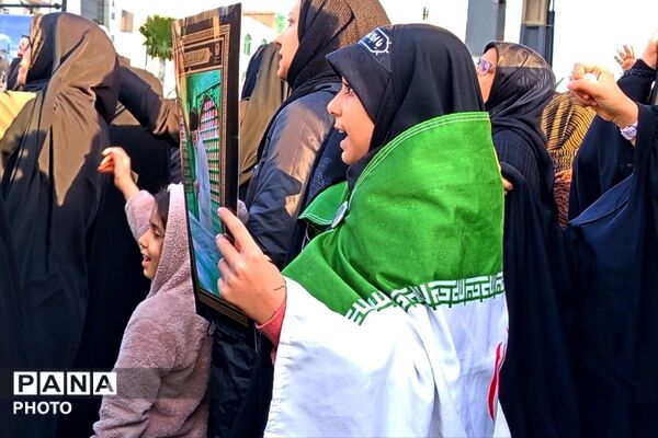 اجتماع مردم رباط‌کریم در سوگواری رهبر معظم انقلاب