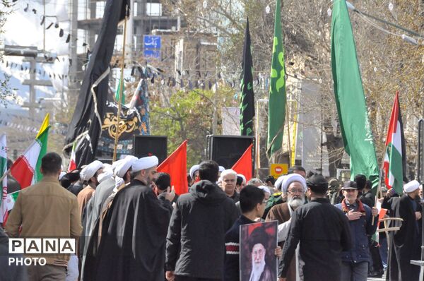 عزاداری چهلم شهادت رهبر امت در مرند