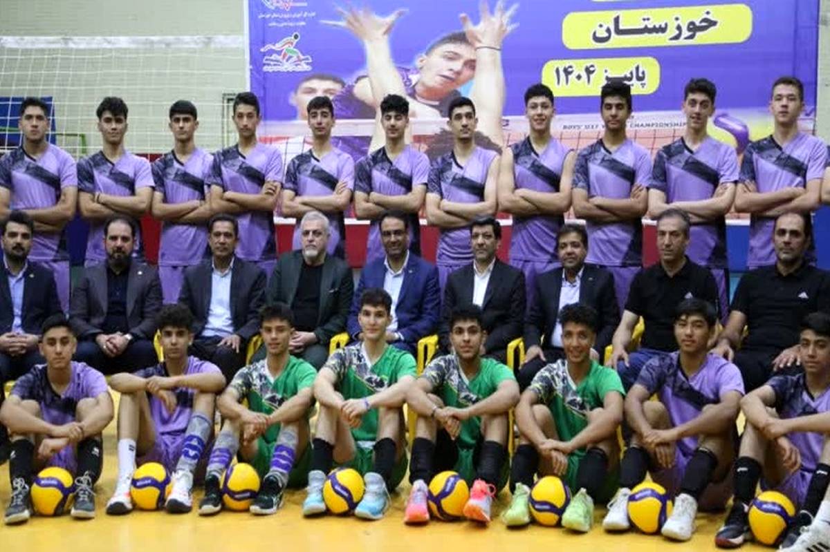 پایان اردوی انتخابی تیم ملی والیبال دانش‌آموزی در خوزستان