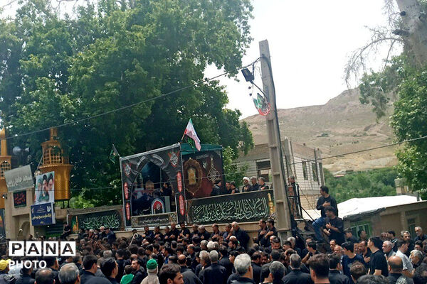 نمایی از عاشورا حسینی در روستا رویین