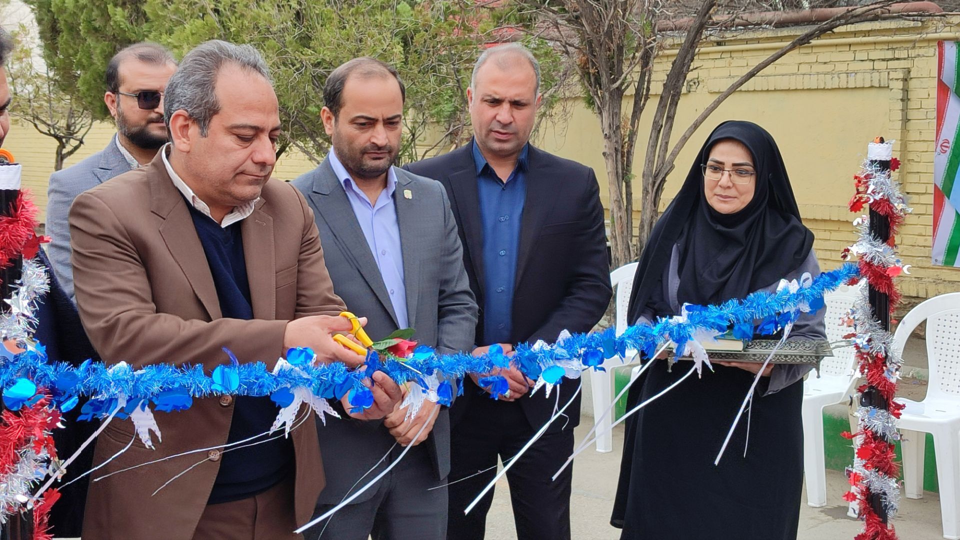 زمین تایل کورت والیبال در ناحیه ۷ مشهد به بهره‌برداری رسید
