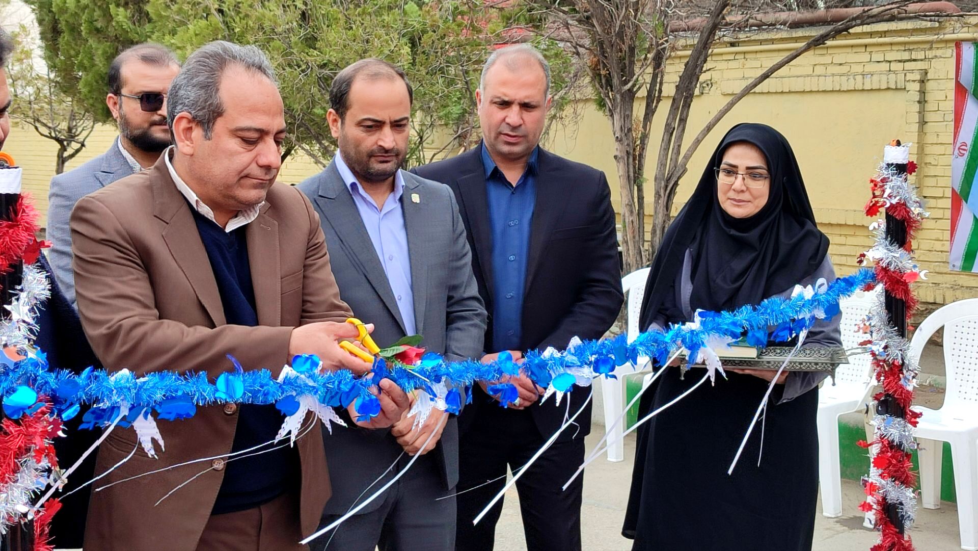 زمین تایل کورت والیبال در ناحیه ۷ مشهد به بهره‌برداری رسید