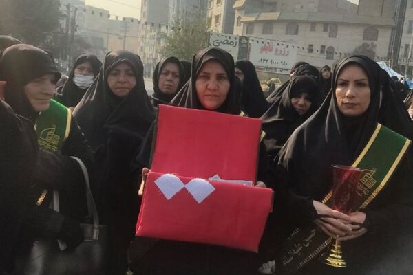 عزاداری حضرت زهرا(س) با شعار «یا زهرا؛ رمز پیروزی» در شهرقدس