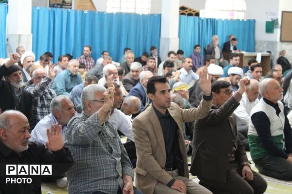 نماز جمعه عبادی سیاسی در مسجد جامع آشخانه