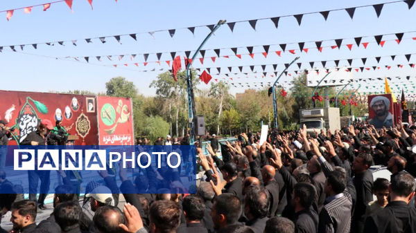 کاروان عشق و وفا از میدان بزرگمهر تا گلستان شهدا