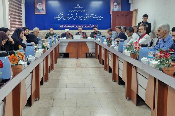 برگزاری جلسه شورای آموزش‌وپرورش شهرستان قرچک