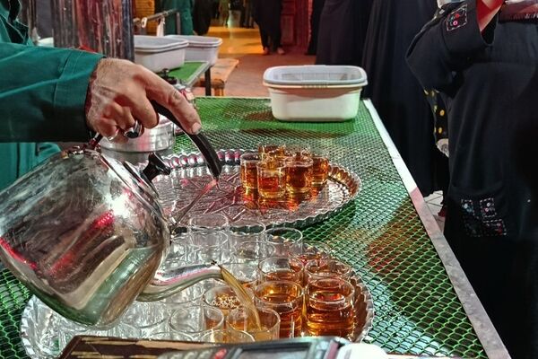 فعالیت چایخانه حضرت زهرا مسجد جامع شهرستان نیشابور
