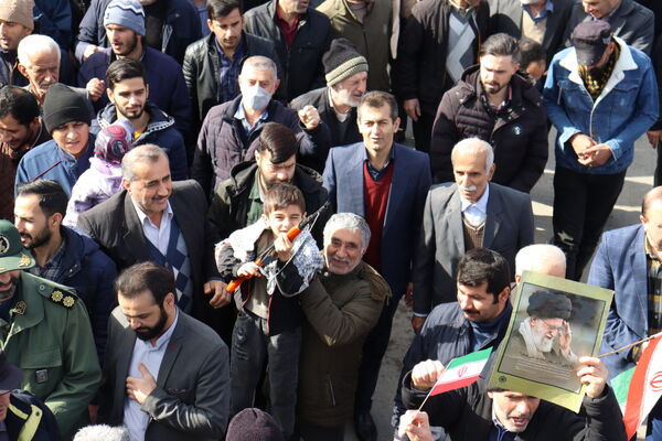 راهپیمایی ۲۲ بهمن بخش بندپی شرقی