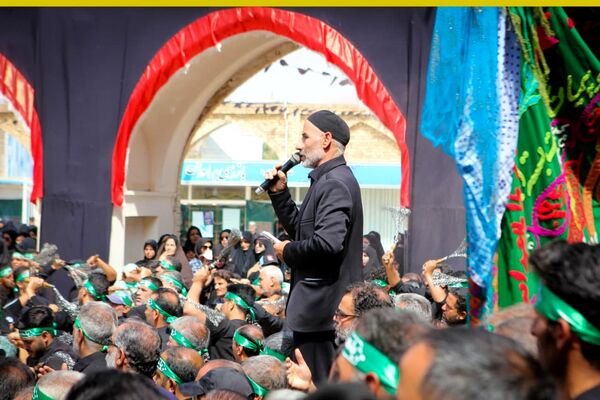 مراسم عاشورای حسینی در مشهد اردهال کاشان
