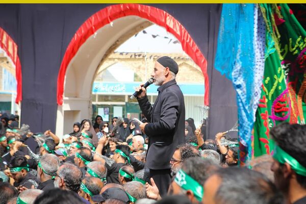 مراسم عاشورای حسینی در مشهد اردهال کاشان