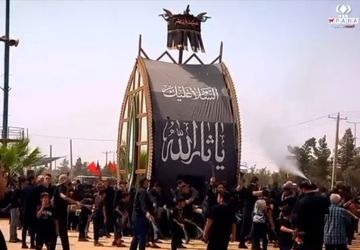 روایت خبرنگار پانا قم از آیین نخل گردانی در یزد