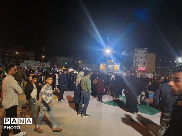 تجمع برای حمایت از رزمندگان کشور در شهر دهدشت 