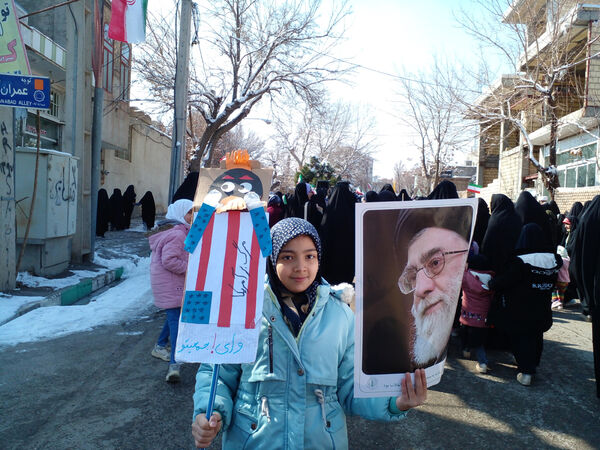راهپیمایی 22 بهمن در قم -1
