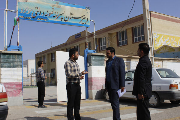 مانور بازگشایی مدارس در شهرستان گرمه 