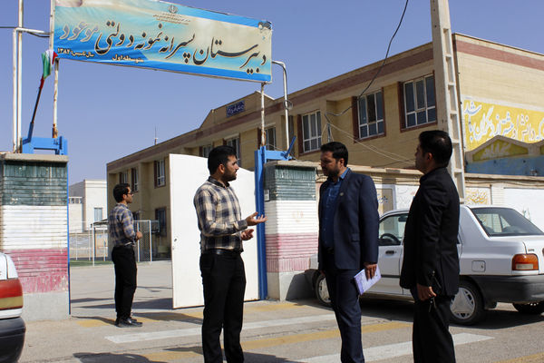 مانور بازگشایی مدارس در شهرستان گرمه 