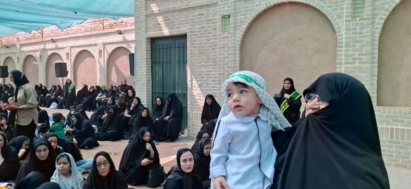 برگزاری مراسم شیرخوارگان حسینی در شهر بادرود 