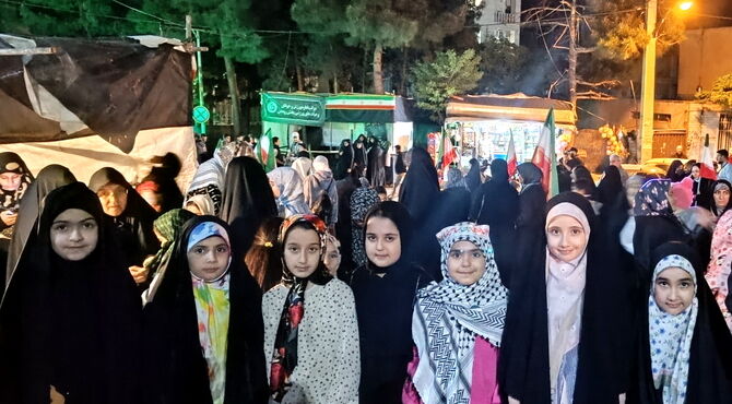 شب حماسی رودهن در محکومیت جنایات آمریکا
