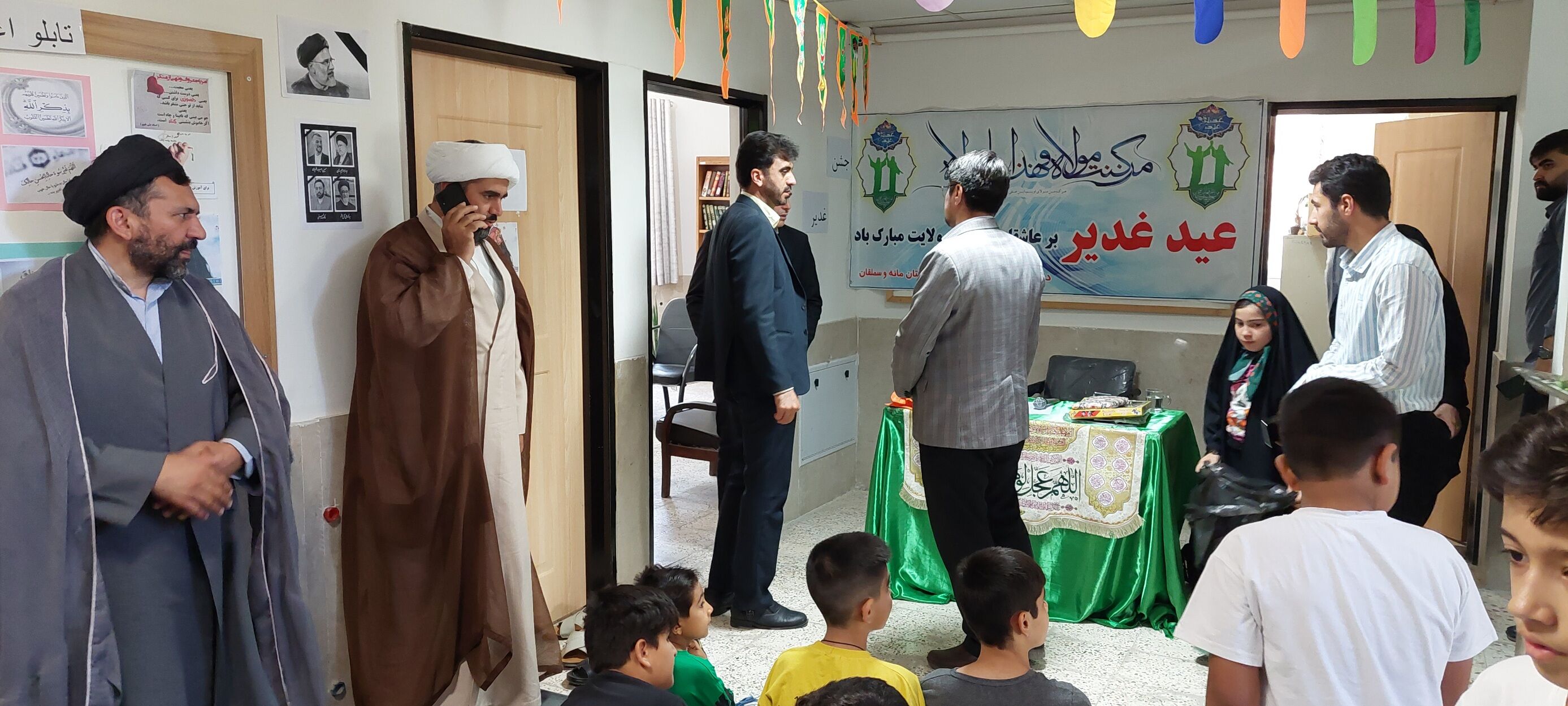 جشن عید غدیر وتقدیر از دانش آموزان توسط کانون فرهنگی هنری شهید مطهری شهر آشخانه