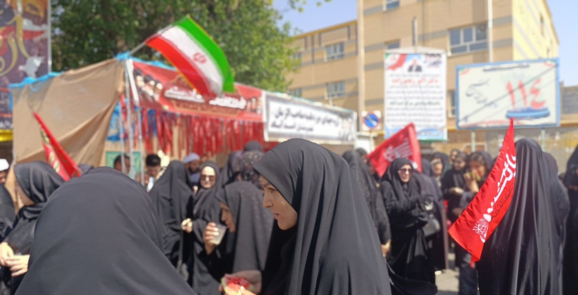 جاماندگان اربعین در اسدآباد، هم‌قدم با زائران کربلا