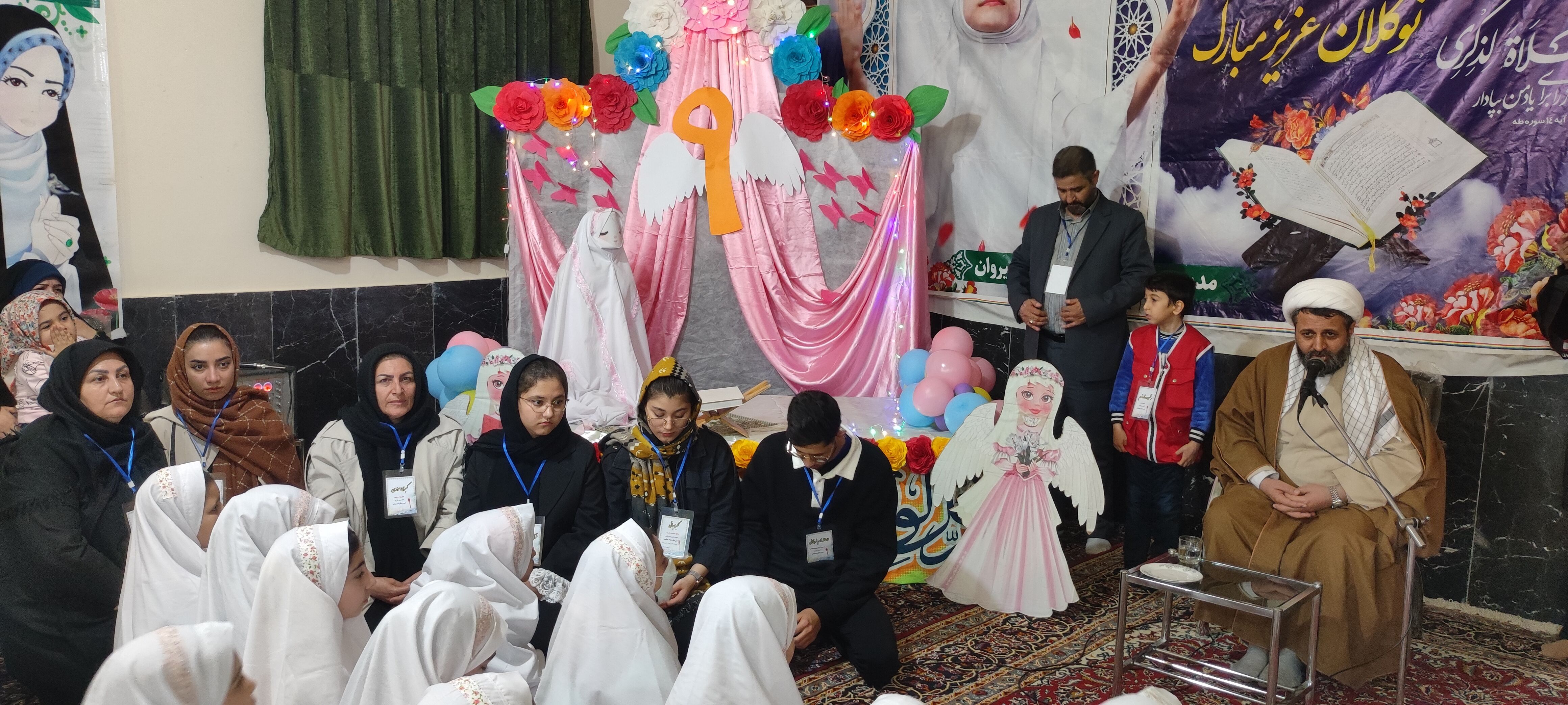 جشن میلاد امام زمان (عج) و جشن تکلیف دختران در مسجد سجادیه شهر خانلق