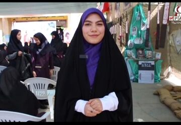 آیین محوری نواختن زنگ مهر و مقاومت در زاهدان برگزار شد 