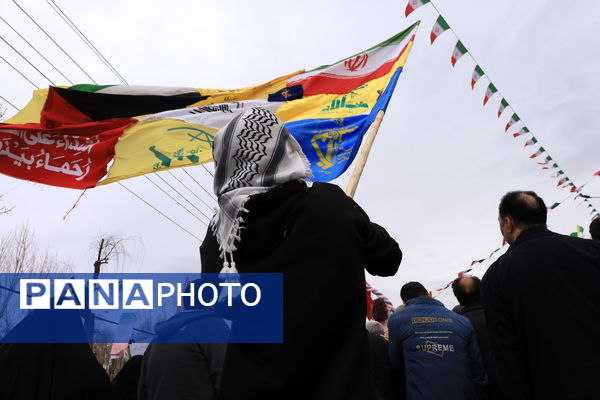 راهپیمایی ۲۲ بهمن در کرج 