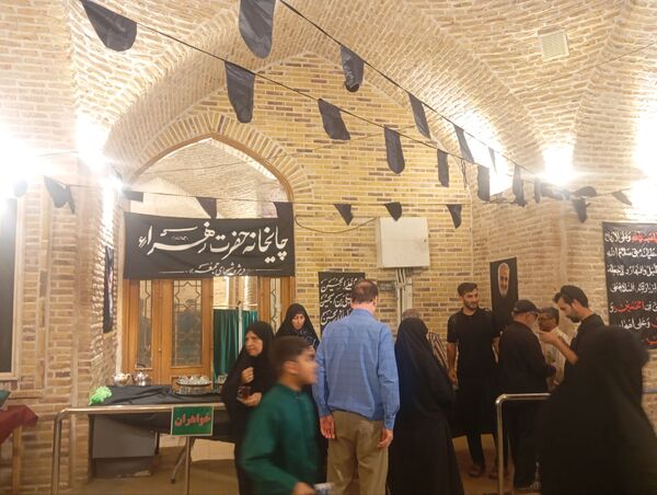 چایخانه حضرت زهرا(س) نیشابور در چهارمین شب 