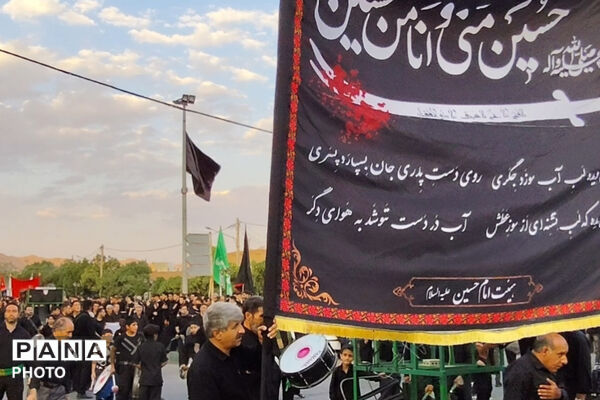 سوگ و ارادت عزاداران حسینی در شهر صغاد