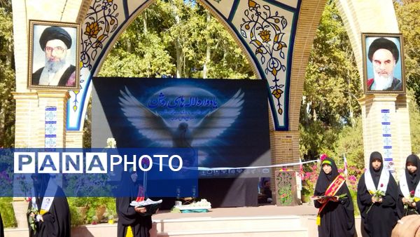  آیین افتتاحیه یادمان شهید دانش آموز اردوگاه باغرود نیشابور
