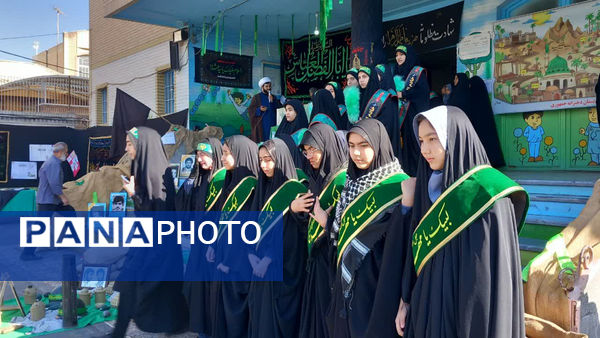 انس و ارادت دانش‌آموزان مدارس ناحیه یک قم به شهید گمنام