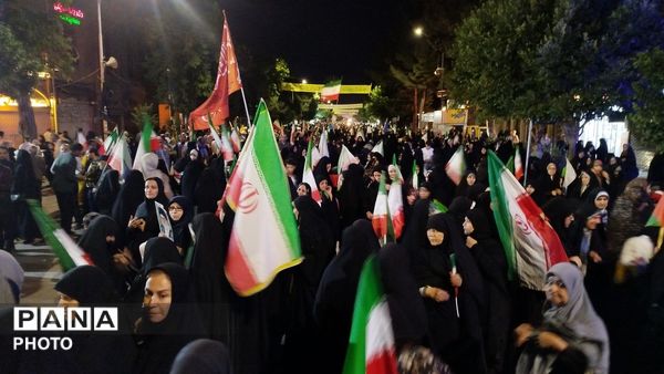 نود و نهمین شب از اجتماعات مردمی نیشابور 