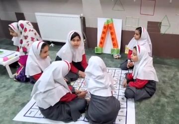 افتتاح اتاق بازی و یادگیری در مدرسه نجمه ناحیه یک شهرری