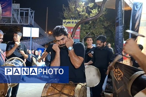 مراسم عزاداری امام حسن مجتبی (ع)و رحلت پیامبر(ص) با حضور نوجوانان شیرازی