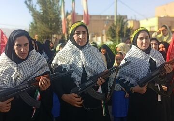 رزمایش و راهپیمایی جانفدایان ایران