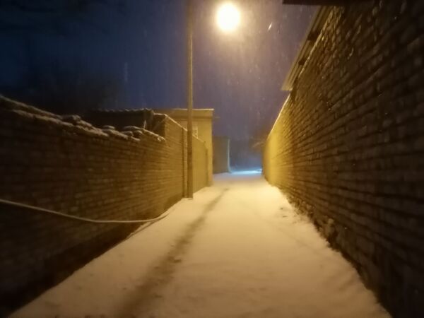 گذری بر بارش برف زمستانی در شهر بار