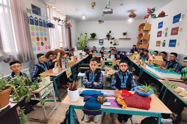 افتتاحیه طرح جابربن حیان در دبستان امام‌حسن مجتبی(ع) رودهن 