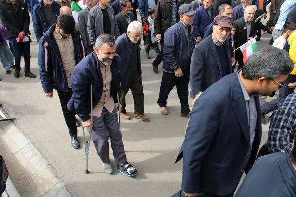 تجلی وحدت و همدلی در خلیل‌آباد؛ برگزاری باشکوه راهپیمایی ۲۲ بهمن